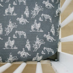 Wild West Muslin Crib Sheet - Linens | Everetts Place