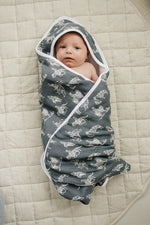 Mebie Baby Wild West Muslin Hooded Towel - 