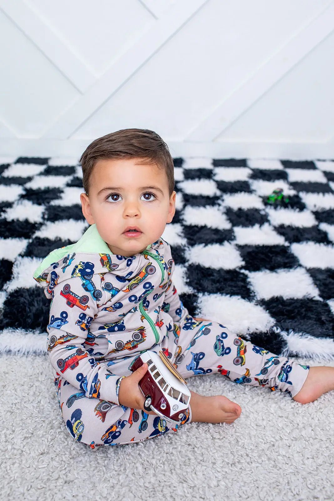 Wild Wheels Zipper Hoodie - Cheek, Sleeve, Head, Baby & Toddler Clothing, Skin | Everetts Place
