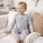 Wild Wrangler/Blue Cowboy Western Bamboo Kids Pajama Set - Nightwear, Child, Pajamas, Baby & Toddler Clothing, Toddler | Everetts Place