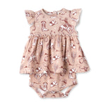 Tesa Babe Wild Wrangler/Pink Bamboo Cowgirl Western Skirted BodysuitEveretts Place