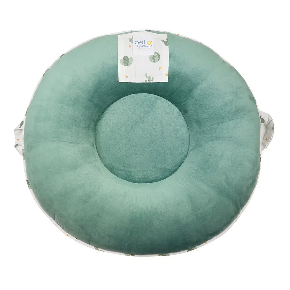 Goosewaddle® | Newborn Baby Blankets Toys Teethers Bibs & More Wilder Sage Floor Cushion with Soothing Color
