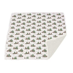 Newcastle Classics Wilderness Bear & Pencil Stripe Bamboo Newcastle Blanket - 