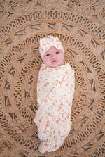 Harp Angel Boutique Wildflower Bamboo Baby Swaddle Blanket - Stretch Newborn Swaddle | Harp Angel Boutique
