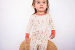 Harp Angel Boutique Wildflower Bamboo Pajama Set with Snug Fit for Cozy Kids Sleepwear - 
