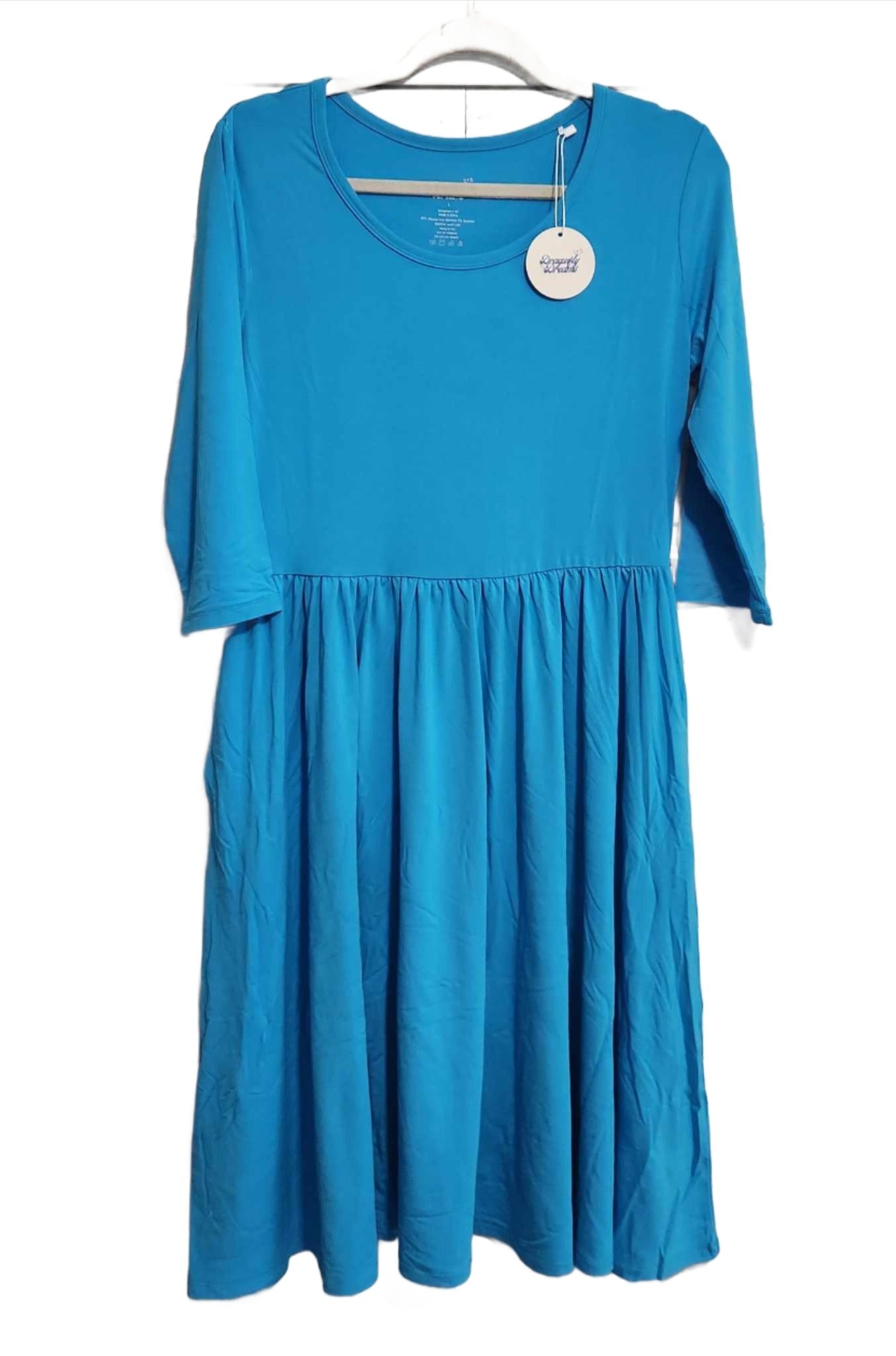 Dragonfly Dreams Bamboo Wildflower Dreams 3/4 sleeve Women's Coordinating Dress
