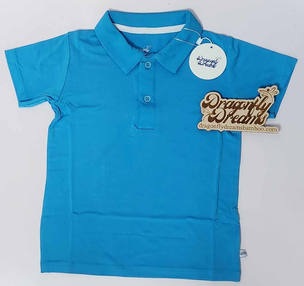 Dragonfly Dreams Bamboo Wildflower Dreams Coordinating Polo Shirt