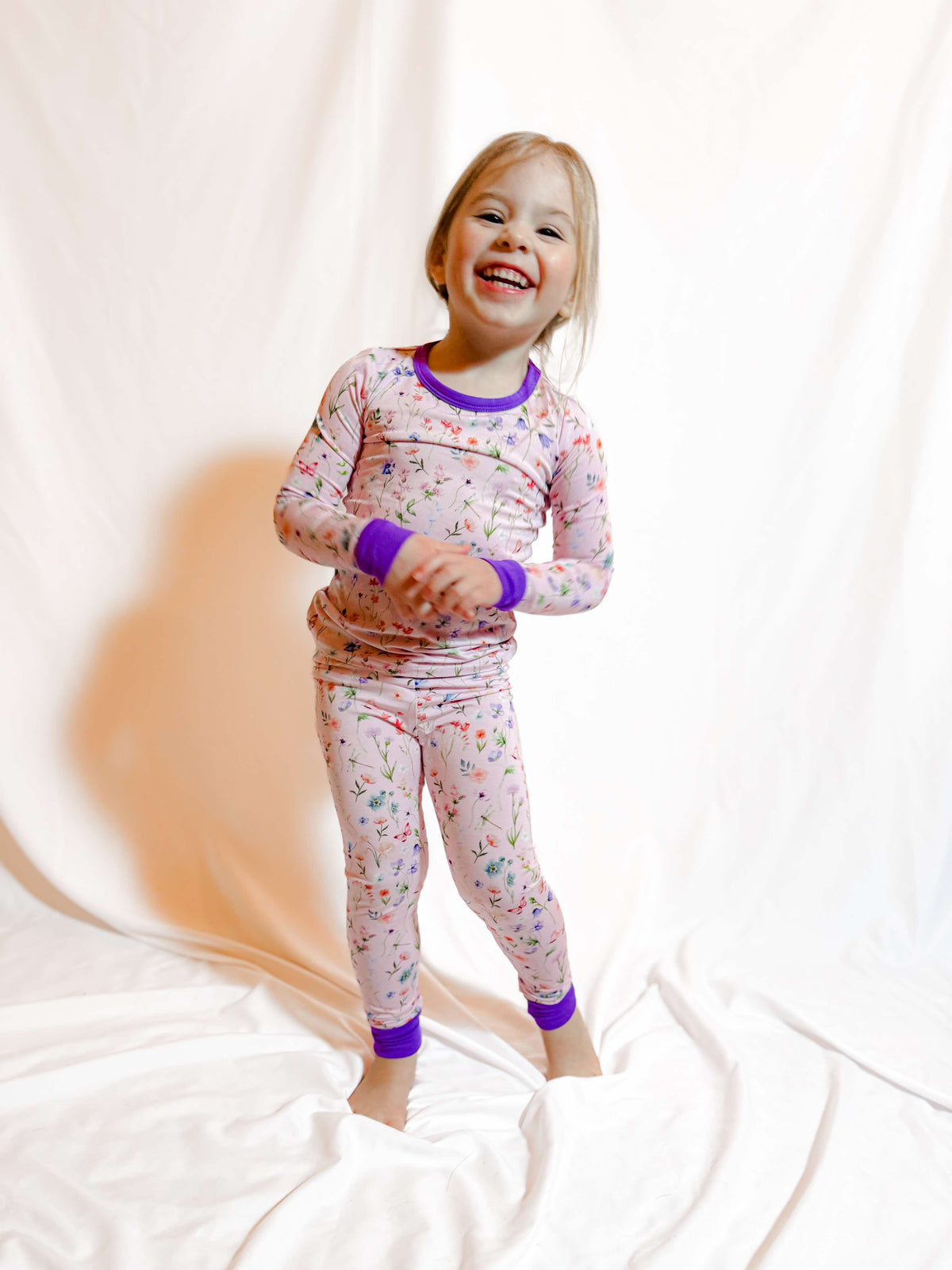 Dragonfly Dreams Bamboo Wildflower Garden 2 Piece Pajama Set