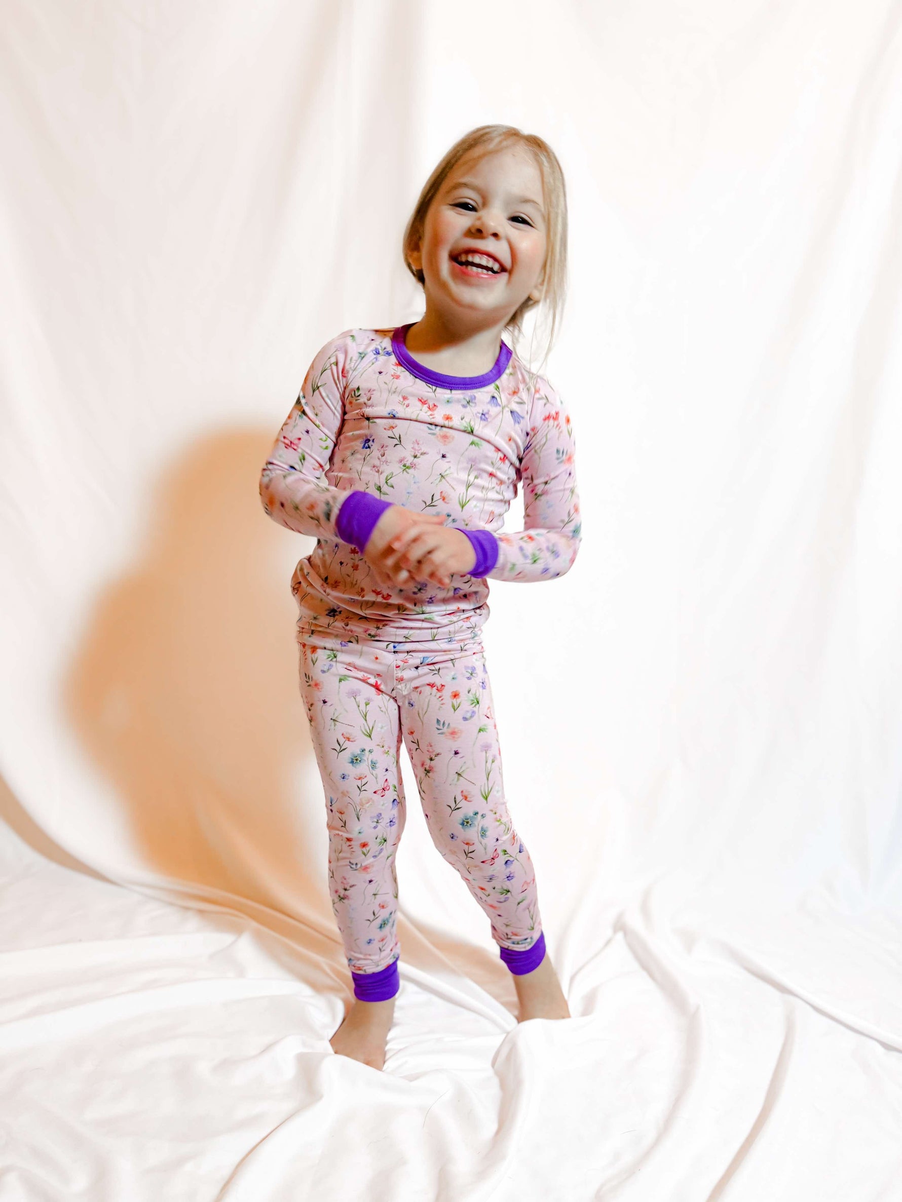 Dragonfly Dreams Bamboo Wildflower Garden 2 Piece Pajama Set