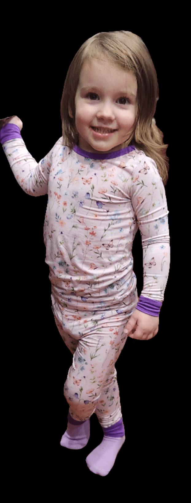Dragonfly Dreams Bamboo Wildflower Garden 2 Piece Pajama Set