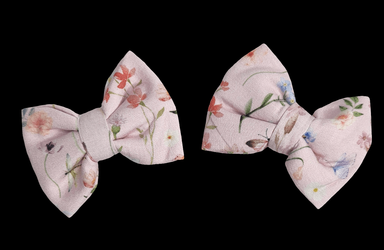 Dragonfly Dreams Bamboo Wildflower Garden Piggie Bows