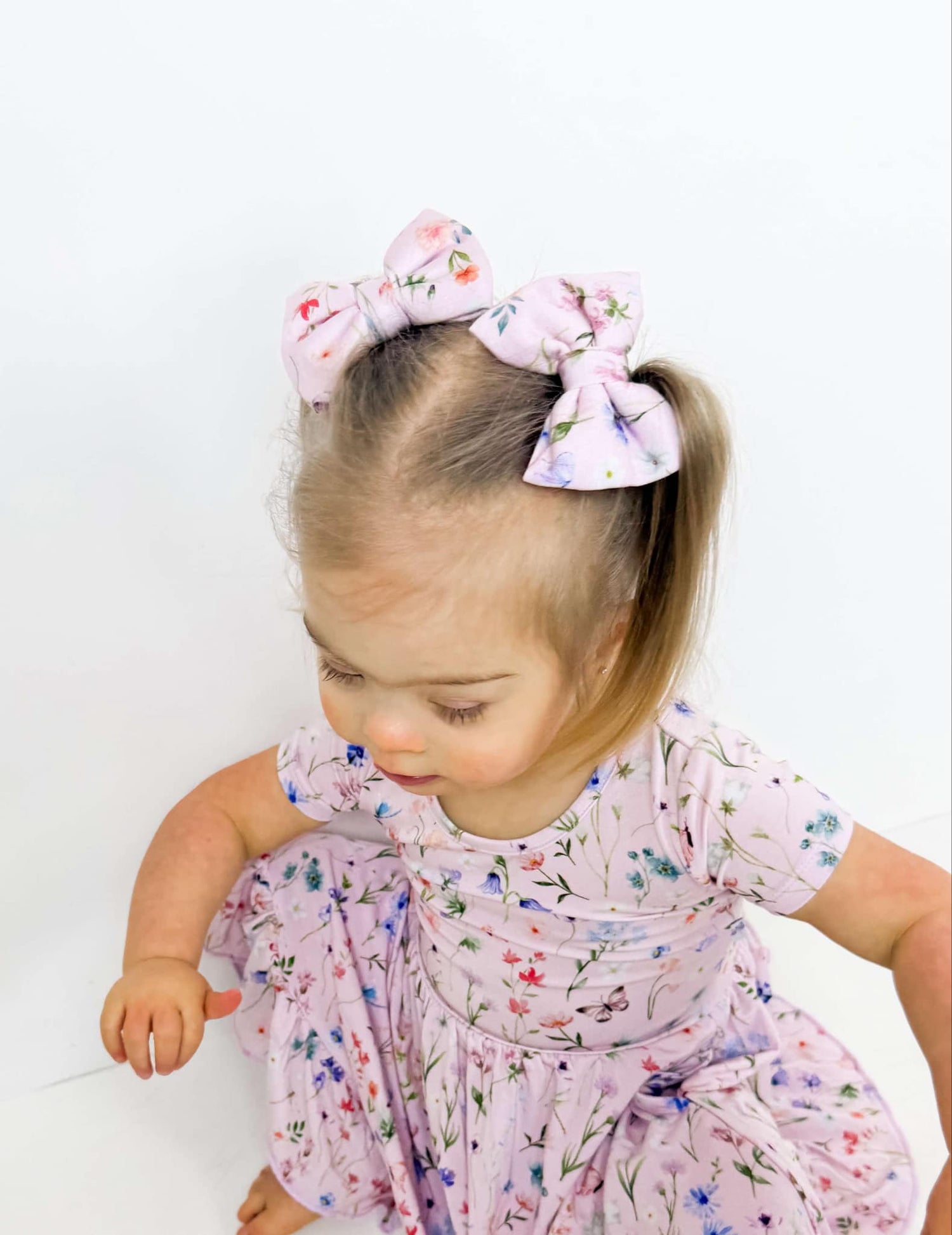 Dragonfly Dreams Bamboo Wildflower Garden Piggie Bows