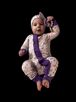 Dragonfly Dreams Bamboo Wildflower Garden Ruffle Convertible Zip - Up