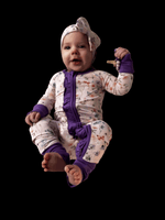 Dragonfly Dreams Bamboo Wildflower Garden Ruffle Convertible Zip - Up