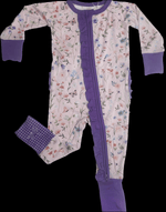 Dragonfly Dreams Bamboo Wildflower Garden Ruffle Convertible Zip - Up