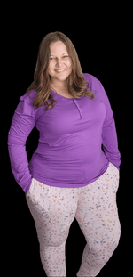 Dragonfly Dreams Bamboo Wildflower Garden Women's Pajamas