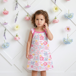 Wildflower Wishes Flutter Sleeve Dress by Bestaroo