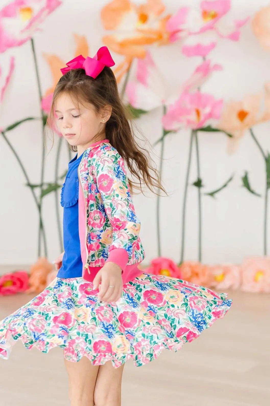 Mila & Rose ® Wildflower Wishes Satin Jacket - 