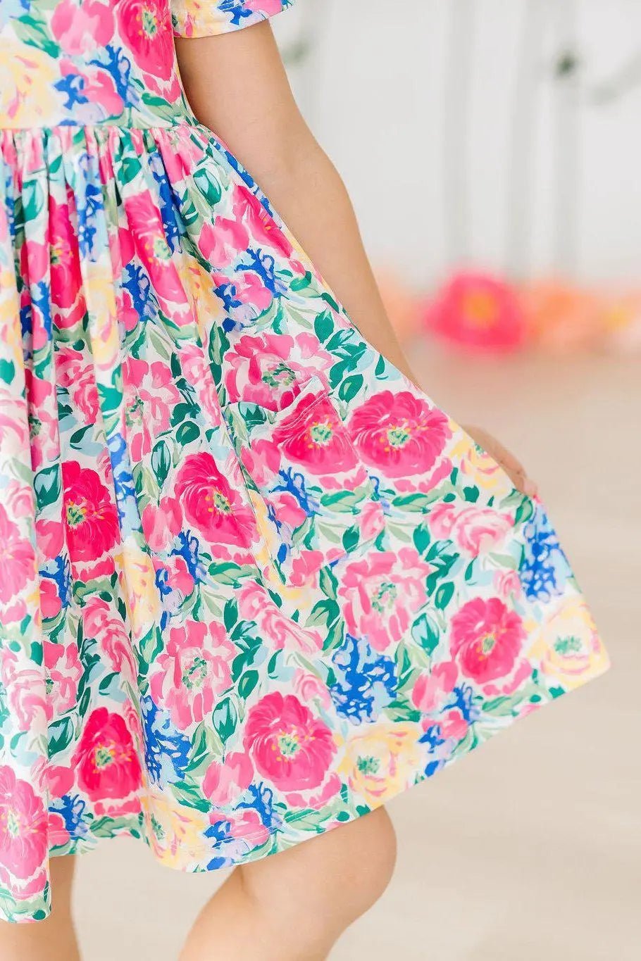 Mila & Rose ® Wildflower Wishes S/S Pocket Twirl Dress - 