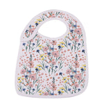 Newcastle Classics Wildflowers Snap Bibs Set with Soft Fabric for Infants and Toddlers - 