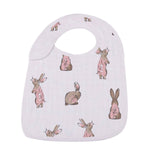 Newcastle Classics Wildflowers Snap Bibs Set with Soft Fabric for Infants and Toddlers - 