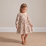 Organic Collar Tiered Dress - Wildrose by Makemake Organics