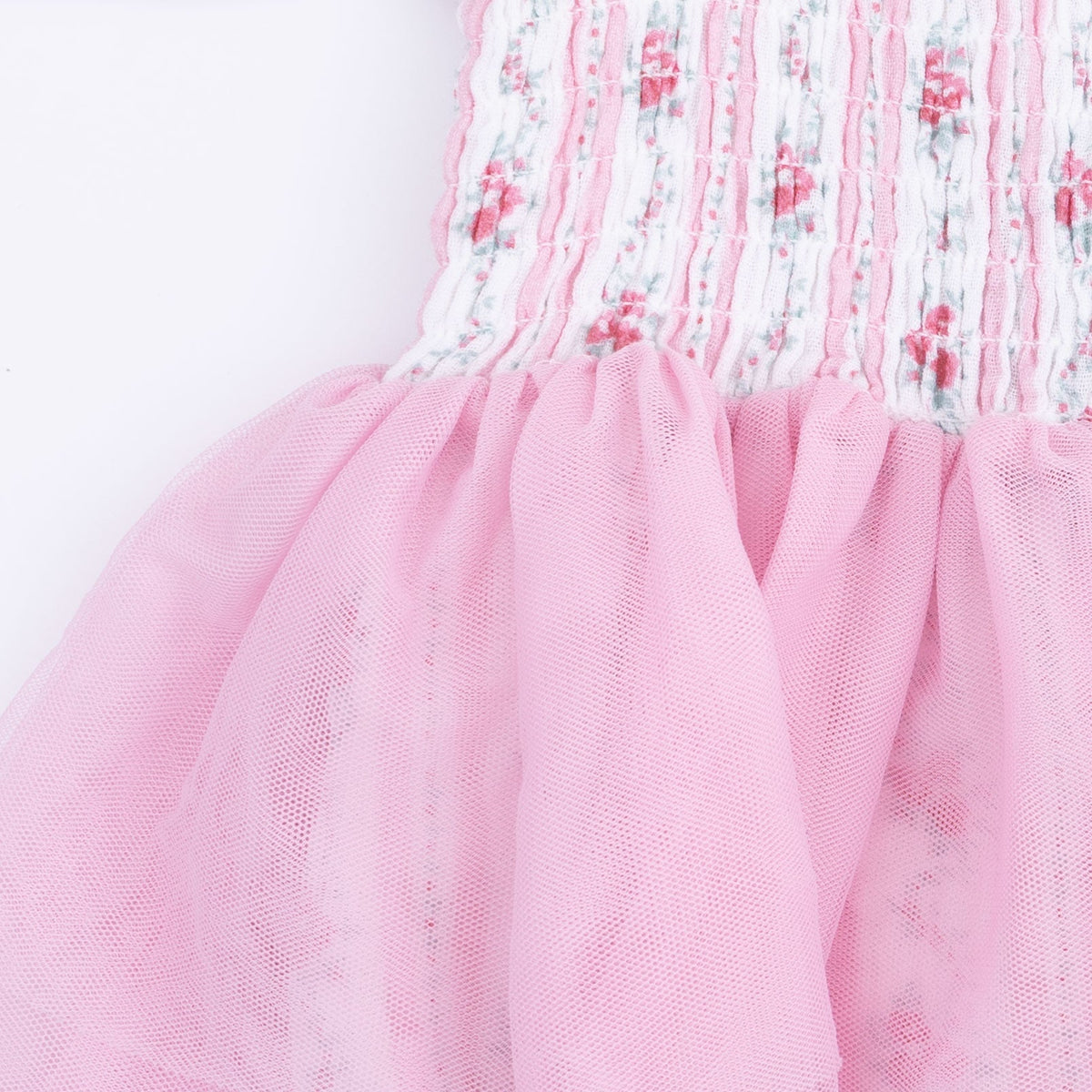 Angel Dear Winding Roses Stripe - Long Sleeve Smocked Bubble with TutuEveretts Place