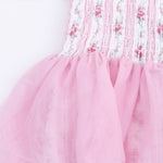 Angel Dear Winding Roses Stripe - Long Sleeve Smocked Bubble with TutuEveretts Place