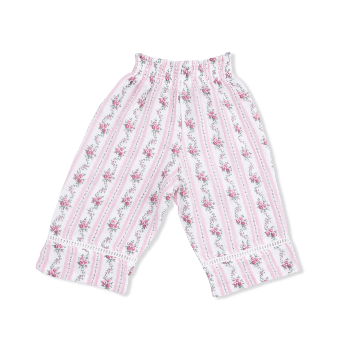 Angel Dear Winding Roses Stripe - Peplum Tank and Smocked Waist Pants - 