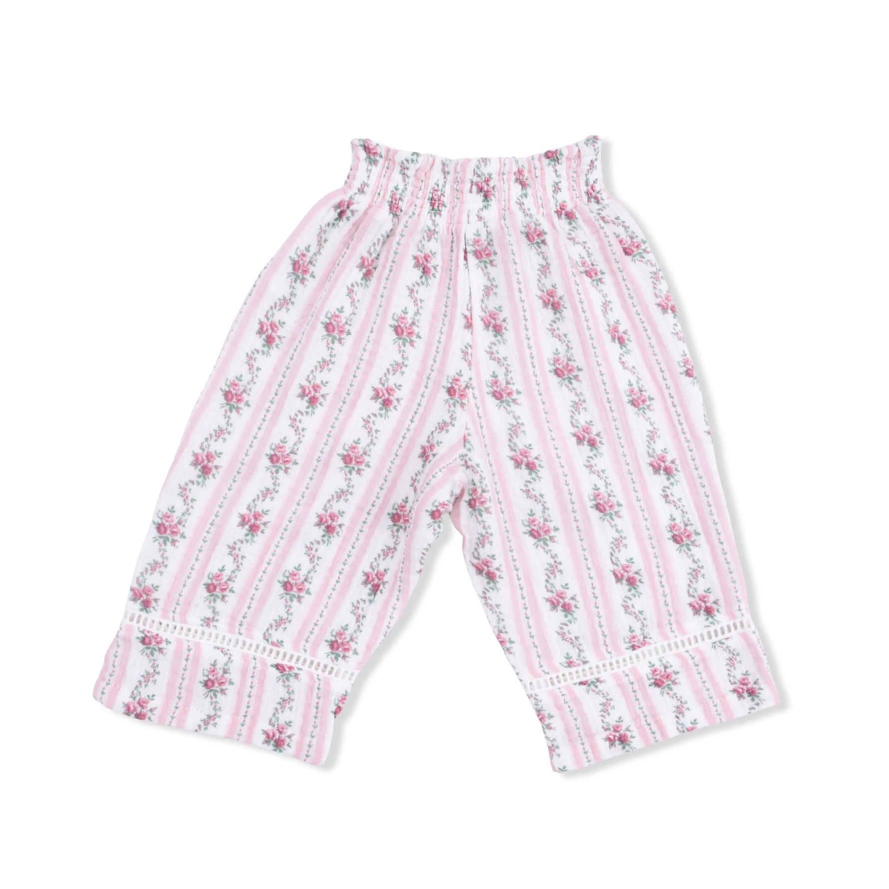 Angel Dear Winding Roses Stripe - Peplum Tank and Smocked Waist Pants - 