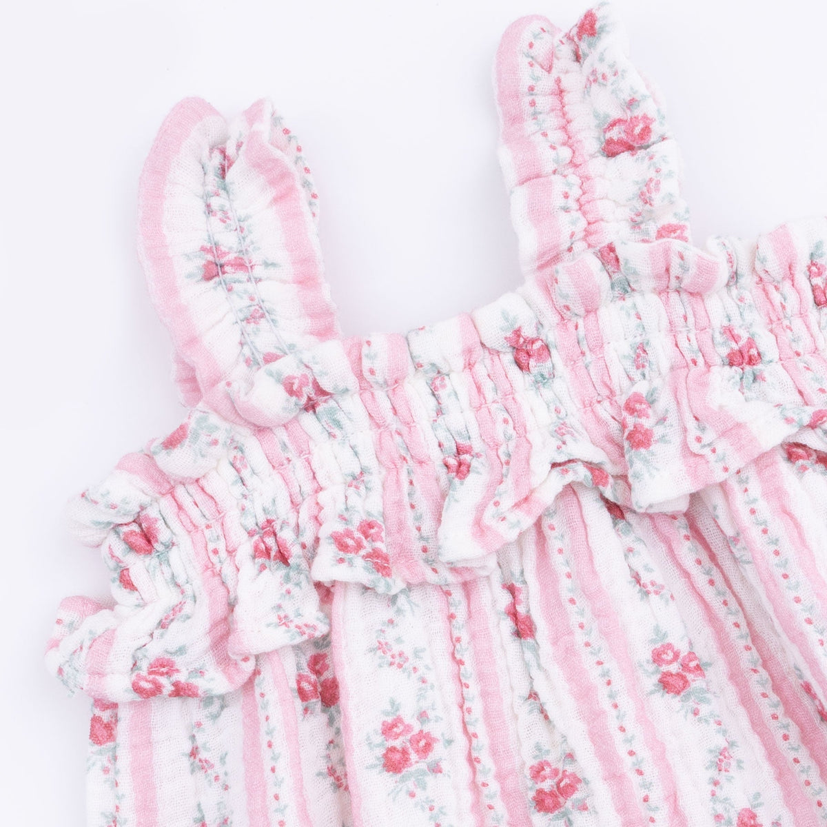 Angel Dear Winding Roses Stripe - Ruffly Strap BubbleEveretts Place