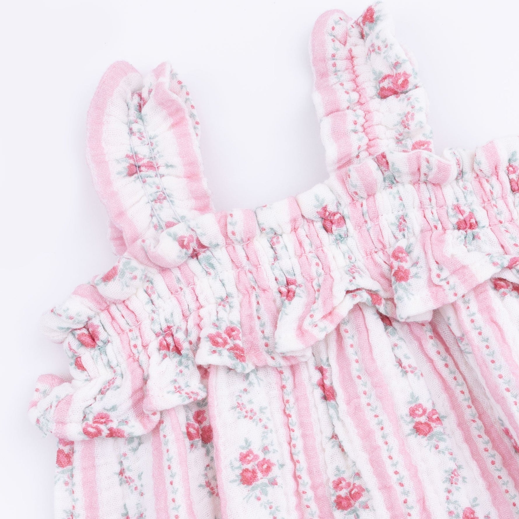 Angel Dear Winding Roses Stripe - Ruffly Strap BubbleEveretts Place