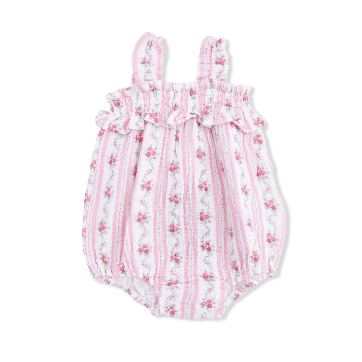 Angel Dear Winding Roses Stripe - Ruffly Strap Bubble - Angel Dear - 