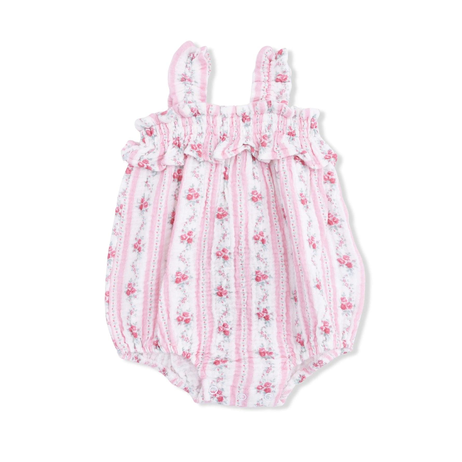 Angel Dear Winding Roses Stripe - Ruffly Strap Bubble - Angel Dear - 