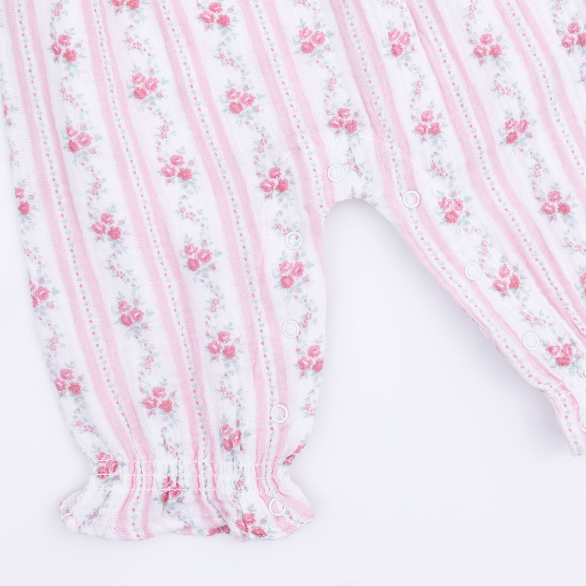 Angel Dear Winding Roses Stripe - Ruffly Strap OverallEveretts Place