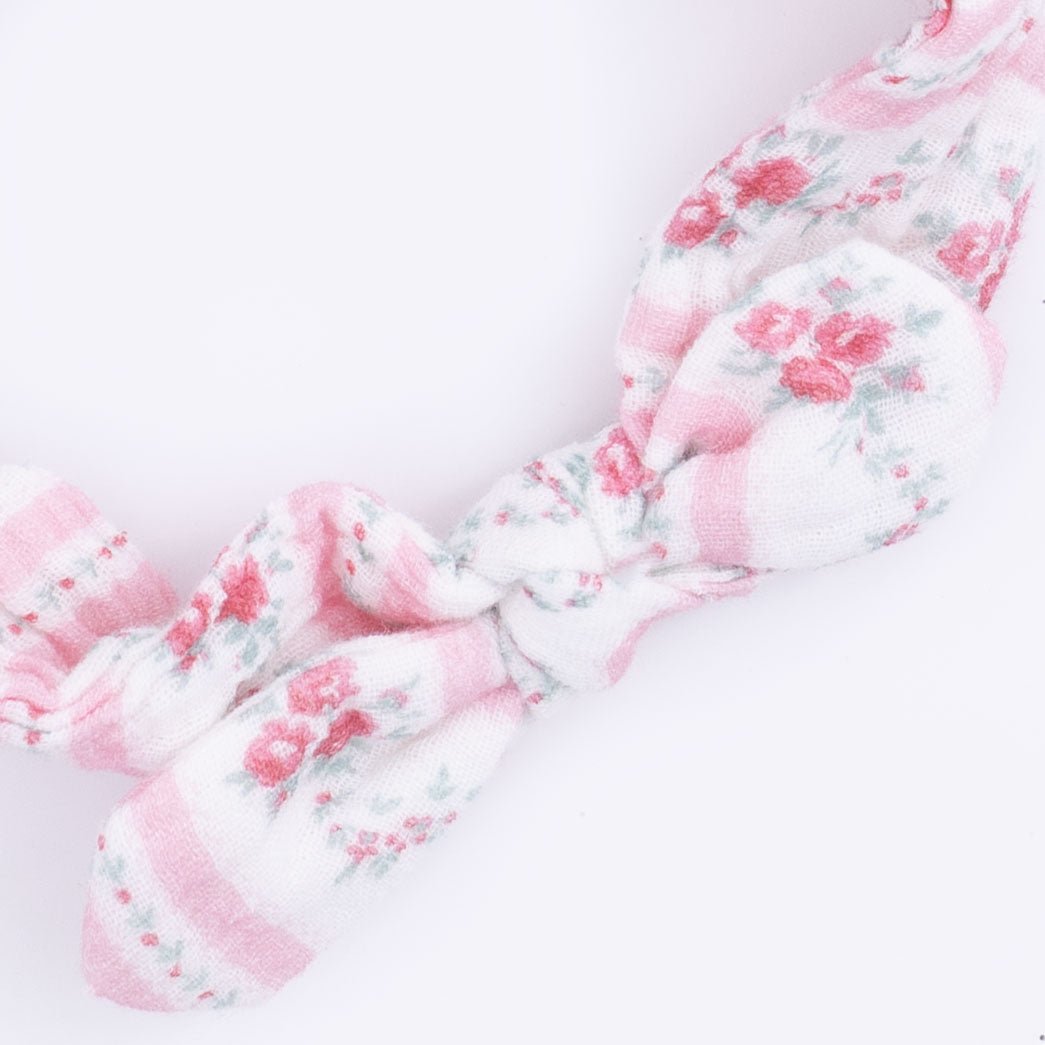 Angel Dear Winding Roses Stripe - Ruffly Strap Overall & HeadbandEveretts Place
