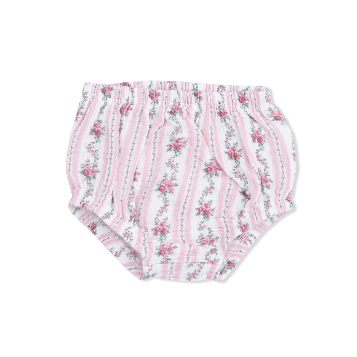 Angel Dear Winding Roses Stripe - Smocked Ruffle Sundress & Bloomer - 