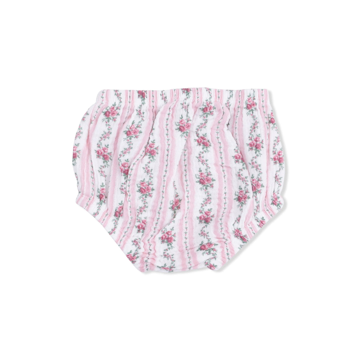 Angel Dear Winding Roses Stripe - Smocked Ruffle Sundress & Bloomer - 