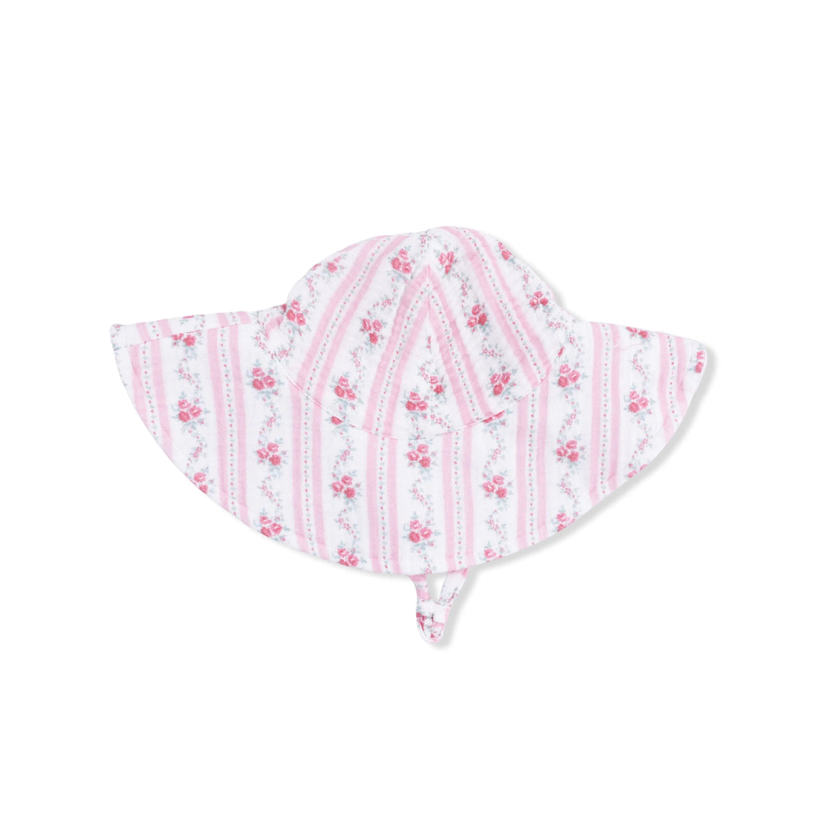 Angel Dear Winding Roses Stripe - Wide Brim Sun Hat - 