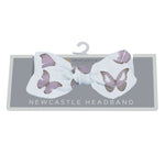 Newcastle Classics Winsome Butterflies Cotton Headband with Breathable Comfort for Casual Wear - Cotton Headband