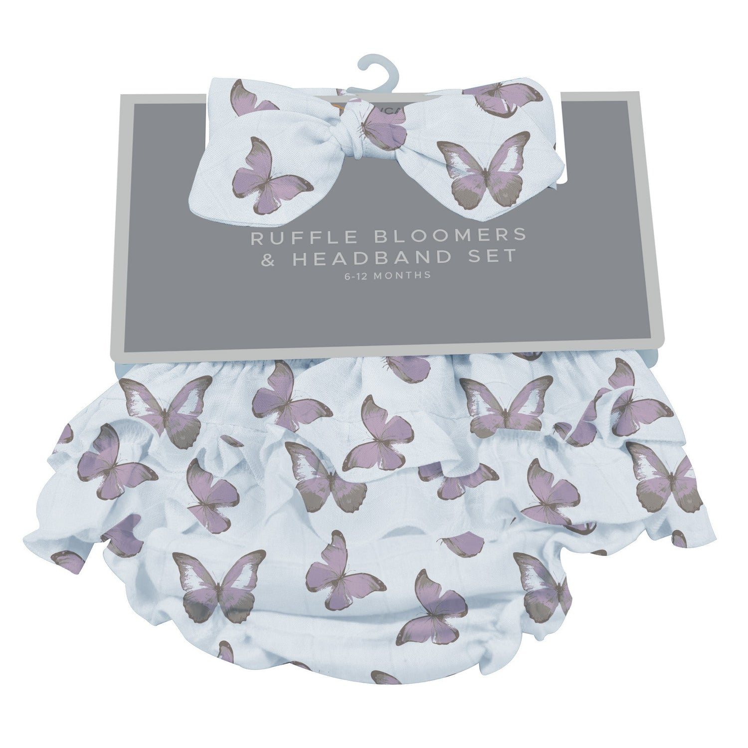 Newcastle Classics Winsome Butterflies Ruffle Bloomers and Headband SetEveretts Place