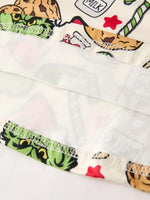 Rylee Faith Designs Winter Christmas Character Cookie Print Girls Dress - Everetts Place Boutique - 