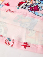 Rylee Faith Designs Winter Christmas Character Print Pink Girls Dress - Everetts Place Boutique - 