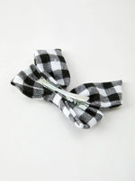 Rylee Faith Designs Winter Christmas Plaid Bow Hair Clip Festive Accessory - Everetts Place Boutique - 