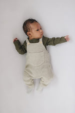 Mebie Baby Winter Green Organic Cotton Snap Short Sleeve Ribbed Bodysuit Mebie Baby - 