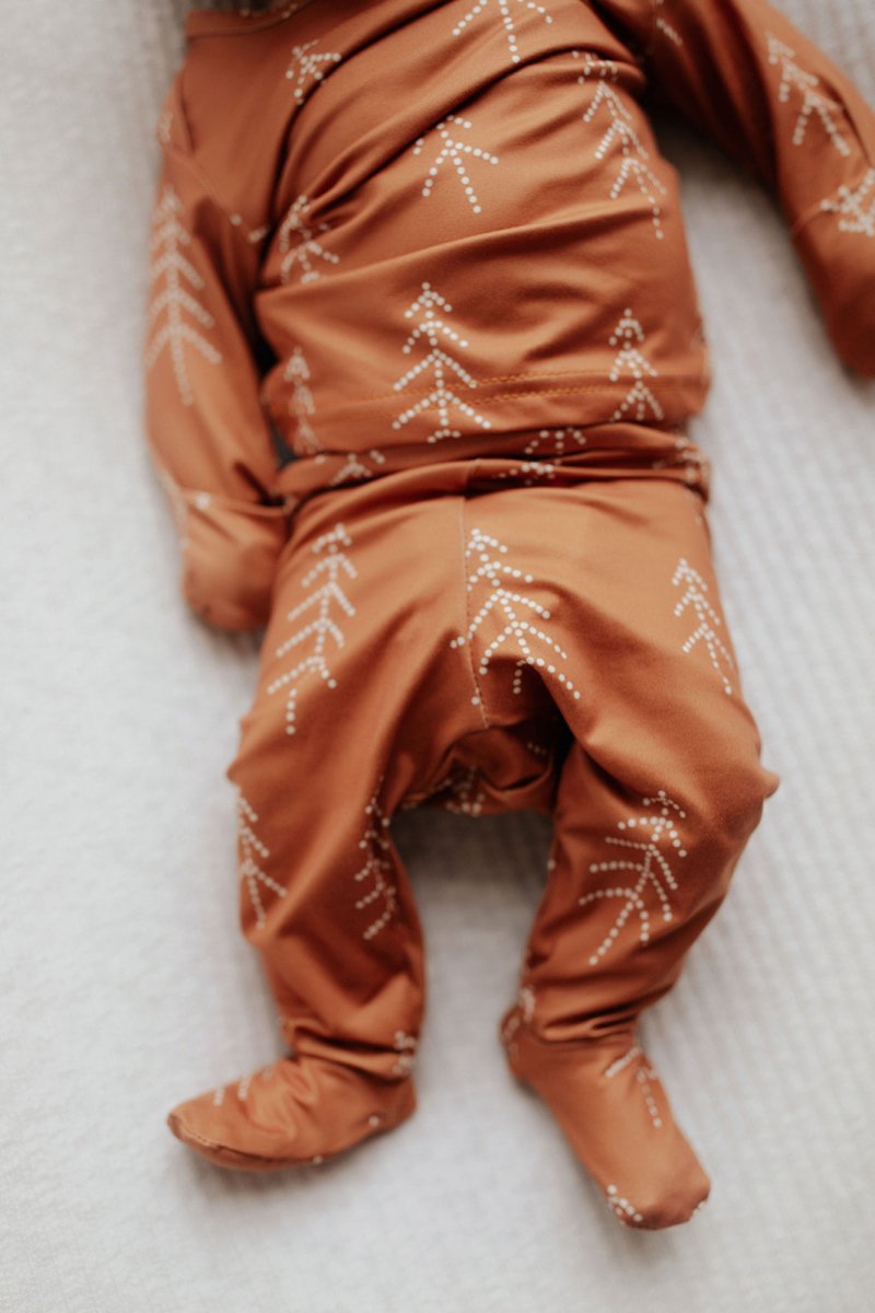 Three Little Tots Winter Pine Tree Jammies - 