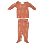 Three Little Tots Winter Pine Tree Jammies - 
