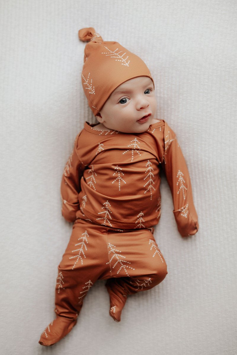 Three Little Tots Winter Pine Tree Jammies - 