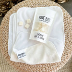 Texas Tushies Natural Wipe Bit Pouches with Heart Melts for Eco-Friendly Families - Health & Beauty > Personal Care > Cosmetics > Bath & Body > Bar Soap Cloth Wipe Bits