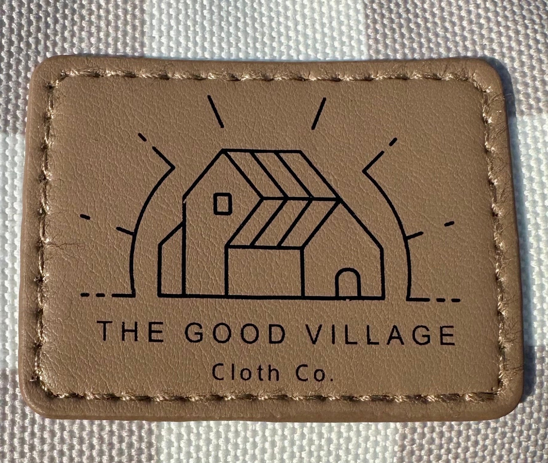 The Good Village Cloth Co. Wipes Clutch | Tan Check - 